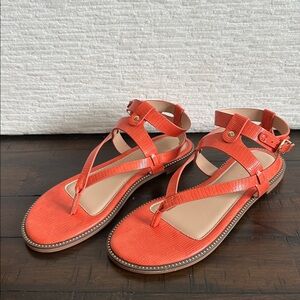 Journee Collection Women's Tangie Ankle Strap Flat Sandals NIB